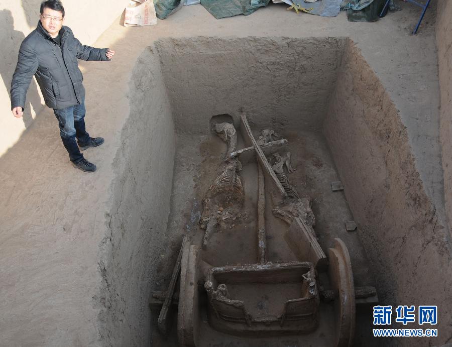 甘肅甘谷出土距今2000多年的秦人戰(zhàn)車(chē)【高清組圖】