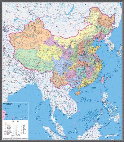 新版中國地圖發(fā)布 南海諸島與大陸首次同比展示