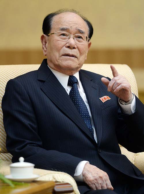 金永南在采訪中表示習(xí)近平的韓國之行對中朝關(guān)系沒有影響