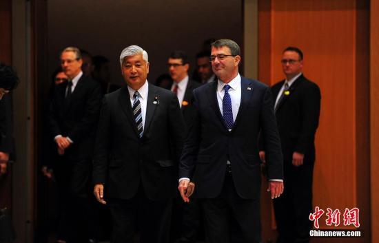 安倍與美防長(zhǎng)會(huì)談 稱將解禁自衛(wèi)權(quán)加強(qiáng)日美同盟