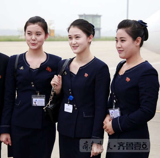 高麗航空空姐窈窕秀美,十分養(yǎng)眼