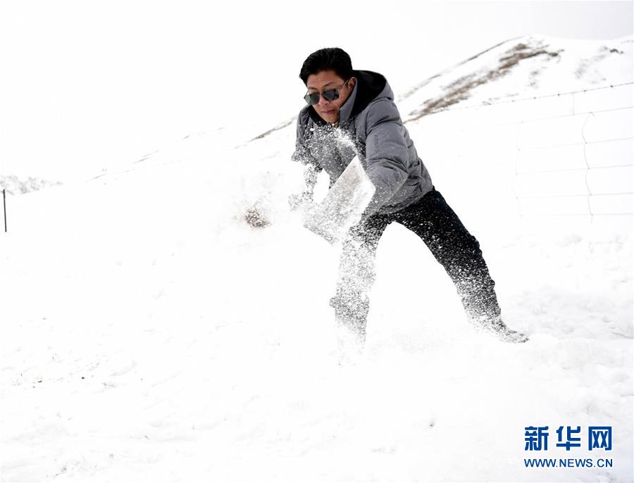 (新華全媒頭條·圖文互動(dòng))(2)風(fēng)雪中傳遞溫暖的力量——記青海干部群眾抗擊玉樹(shù)雪災(zāi)
