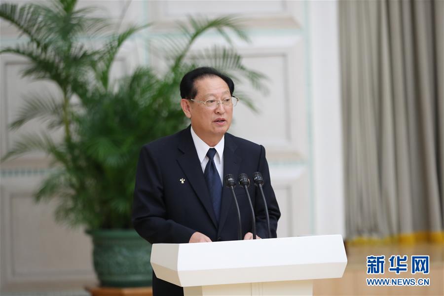 (國際)(2)朝鮮官方舉行招待會隆重慶祝朝中建交70周年